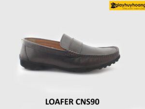 [Outlet] Giày lười da nam đế bằng cao su loafer CNS90 001