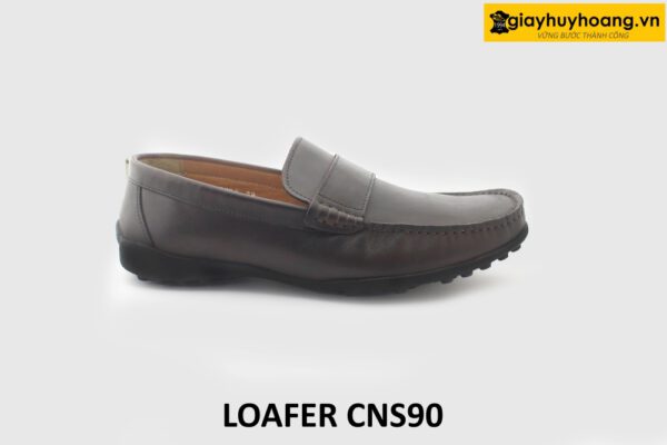 [Outlet] Giày lười da nam đế bằng cao su loafer CNS90 001