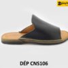 [Outlet size 40] Dép da nam đế cao su chống trượt loafer CNS106 001