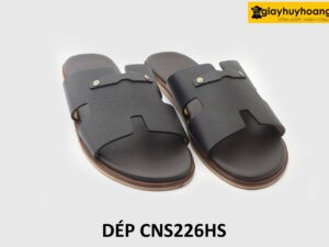 [Outlet size 43] Dép da bò thời trang nam cao cấp loafer CNS226HS 005
