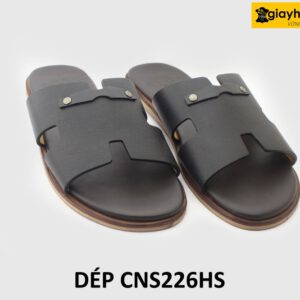 [Outlet size 43] Dép da bò thời trang nam cao cấp loafer CNS226HS 005