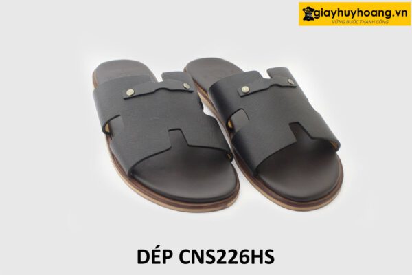 [Outlet size 43] Dép da bò thời trang nam cao cấp loafer CNS226HS 005