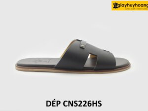[Outlet size 43] Dép da bò thời trang nam cao cấp loafer CNS226HS 001