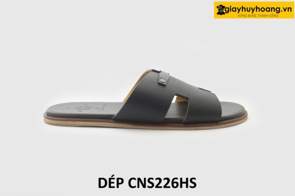 [Outlet size 43] Dép da bò thời trang nam cao cấp loafer CNS226HS 001