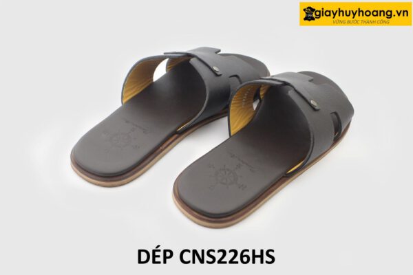 [Outlet size 43] Dép da bò thời trang nam cao cấp loafer CNS226HS 003