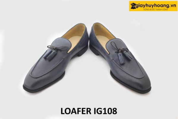 [Outlet size 41+42] Giày lười nam đế da bò cao cấp loafer IG108 004