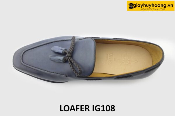 [Outlet size 41+42] Giày lười nam đế da bò cao cấp loafer IG108 002