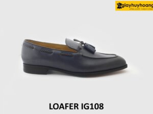 [Outlet size 41+42] Giày lười nam đế da bò cao cấp loafer IG108 001