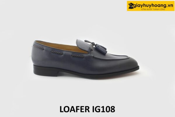 [Outlet size 41+42] Giày lười nam đế da bò cao cấp loafer IG108 001