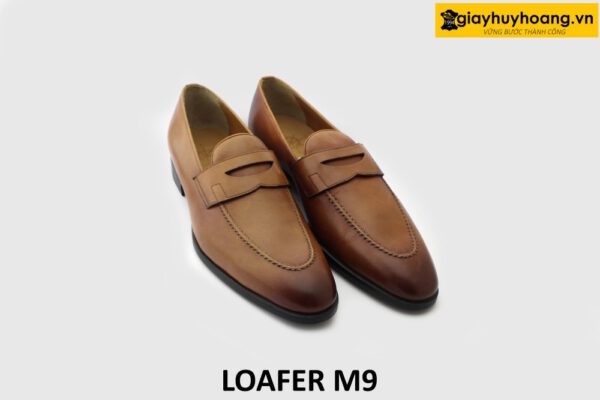 [Outlet size 42] Giày da bò nam công sở Penny loafer M9 003