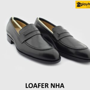 [Outlet] Giày lười da nam đế da bò khâu mckay loafer NHA 005