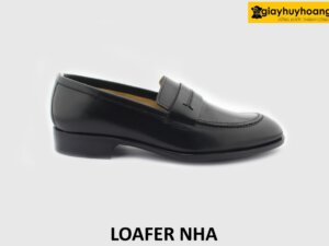 [Outlet] Giày lười da nam đế da bò khâu mckay loafer NHA 001