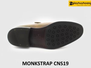 [Outlet] Giày da nam nhuộm màu thủ công Monkstrap CNS19 003