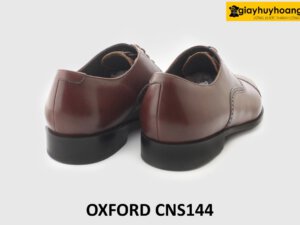 [Outlet size 40] Giày tây da nam màu đỏ đô Oxford CNS144 005