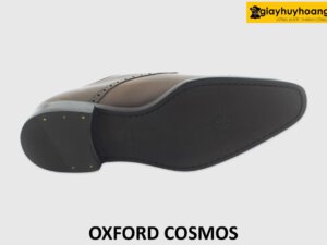 [Outlet] Giày da nam trơn không họa tiết Oxford COSMOS 005