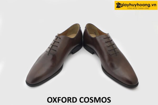 [Outlet] Giày da nam trơn không họa tiết Oxford COSMOS 003