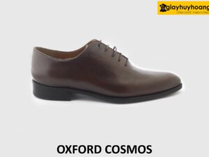 [Outlet] Giày da nam trơn không họa tiết Oxford COSMOS 001