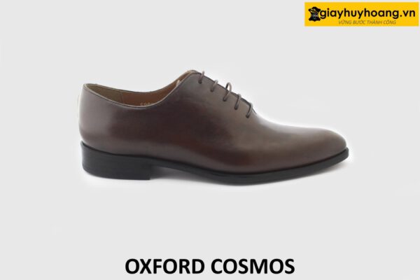 [Outlet] Giày da nam trơn không họa tiết Oxford COSMOS 001