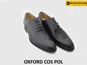 [Outlet size 39.42] Giày da nam trơn đơn giản thanh lịch Oxford COSPOL 002