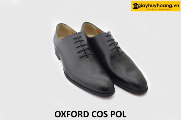 [Outlet size 39.42] Giày da nam trơn đơn giản thanh lịch Oxford COSPOL 002