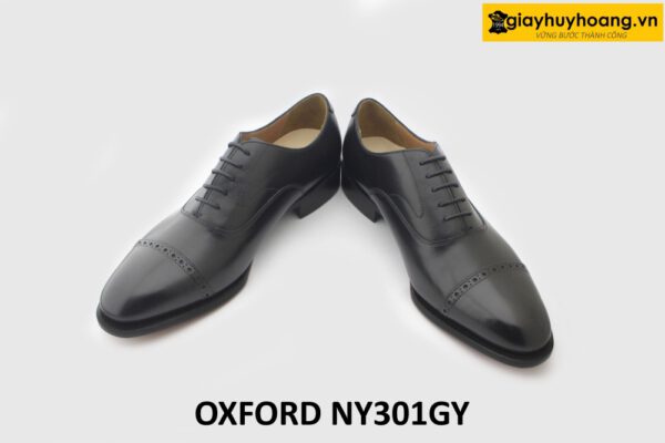 [Outlet] Giày da nam da bê con thảo mộc nhập ý italy Oxford NY301GY 004