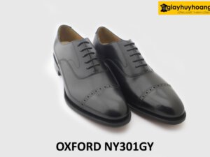 [Outlet] Giày da nam da bê con thảo mộc nhập ý italy Oxford NY301GY 003