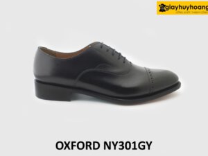 [Outlet] Giày da nam da bê con thảo mộc nhập ý italy Oxford NY301GY 001