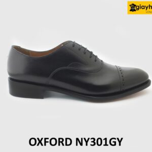 [Outlet] Giày da nam da bê con thảo mộc nhập ý italy Oxford NY301GY 001