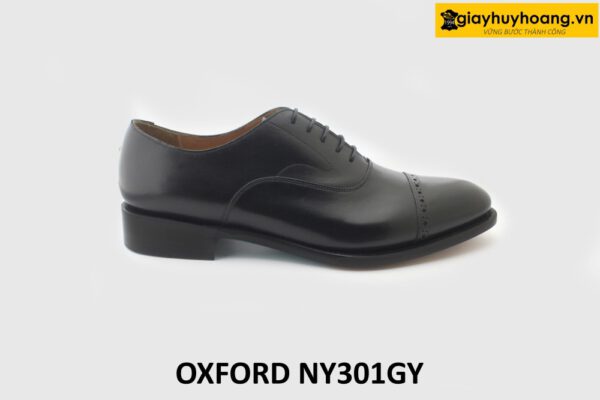 [Outlet] Giày da nam da bê con thảo mộc nhập ý italy Oxford NY301GY 001