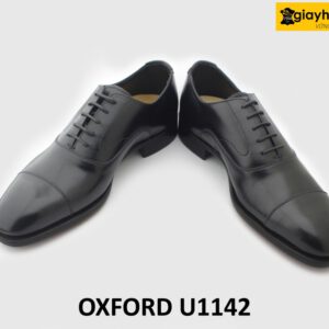 [Outlet size 39] Giày da nam đế da bò khâu goodyear Oxford U1142 002