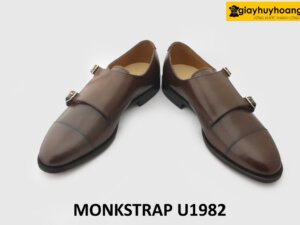 [Outlet] Giày da nam không buộc dây thời trang Monkstrap U1982 004
