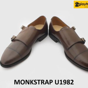 [Outlet] Giày da nam không buộc dây thời trang Monkstrap U1982 004