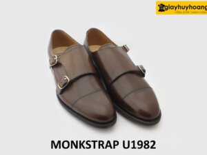[Outlet] Giày da nam không buộc dây thời trang Monkstrap U1982 003