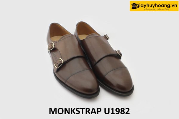 [Outlet] Giày da nam không buộc dây thời trang Monkstrap U1982 003