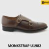 [Outlet] Giày da nam không buộc dây thời trang Monkstrap U1982 001