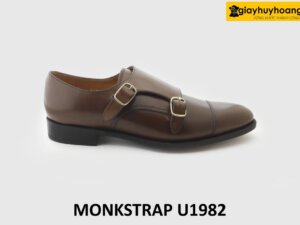 [Outlet] Giày da nam không buộc dây thời trang Monkstrap U1982 001