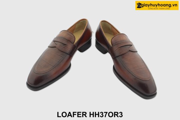 [Outlet] Giày lười da nam đế da bò sang trọng Loafer HH37OR3 004