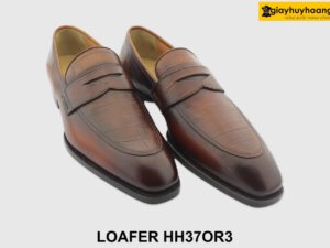 [Outlet] Giày lười da nam đế da bò sang trọng Loafer HH37OR3 003