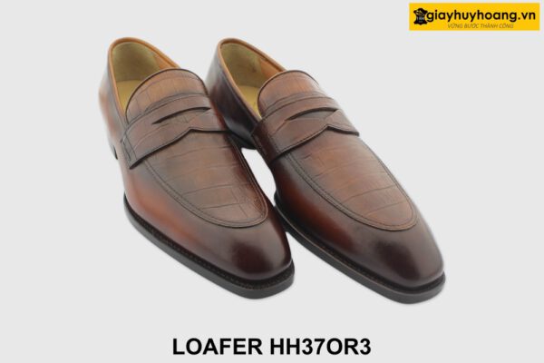 [Outlet] Giày lười da nam đế da bò sang trọng Loafer HH37OR3 003