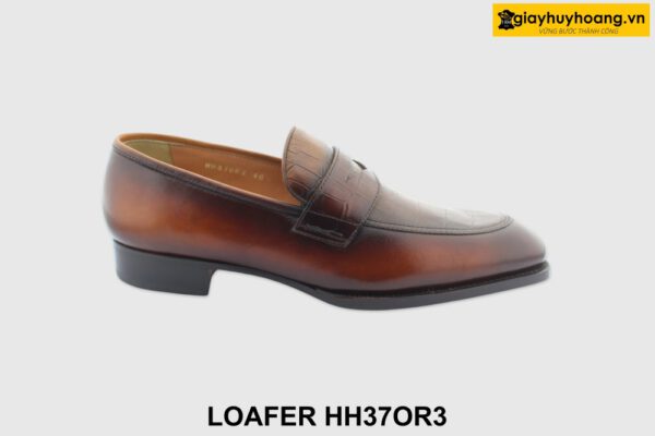 [Outlet] Giày lười da nam đế da bò sang trọng Loafer HH37OR3 001