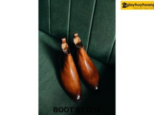 Giày boot thun nam chính hãng đóng thủ công Chelsea BT2216 003