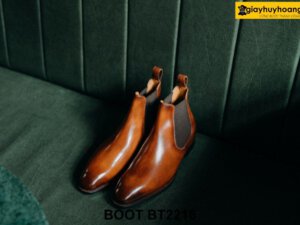 Giày boot thun nam chính hãng đóng thủ công Chelsea BT2216 001