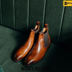 Giày boot thun nam chính hãng đóng thủ công Chelsea BT2216 001