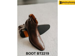 Giày da nam thời trang cổ cao Zip Boot BT2219 004