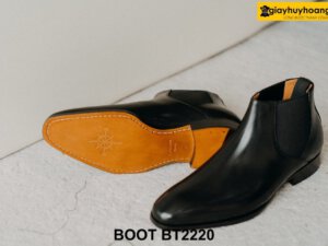 Giày da nam đế khâu cổ thấp Chelsea Boot BT2220 003