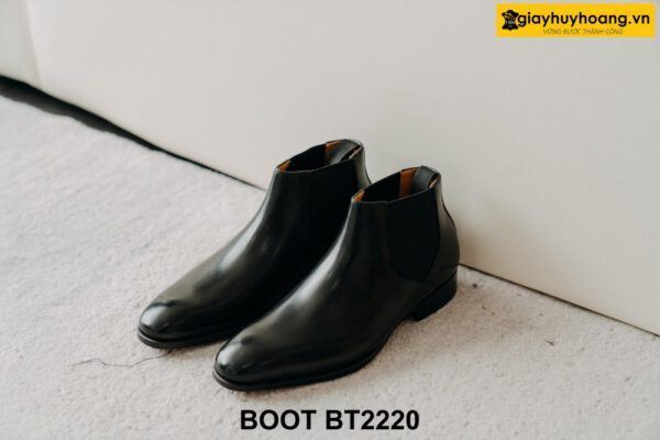 Giày da nam đế khâu cổ thấp Chelsea Boot BT2220 001