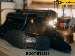 Giày da nam bằng da lộn màu nâu Chukka Boot BT2221 003