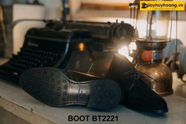 Giày da nam bằng da lộn màu nâu Chukka Boot BT2221 003