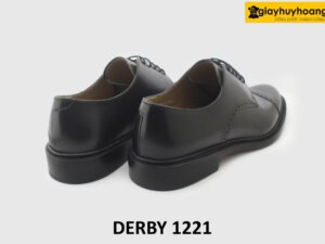 [Outlet size 41] Giày da nam thủ công cho mu chân cao Derby 1221 002