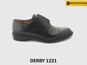 [Outlet size 41] Giày da nam thủ công cho mu chân cao Derby 1221 001